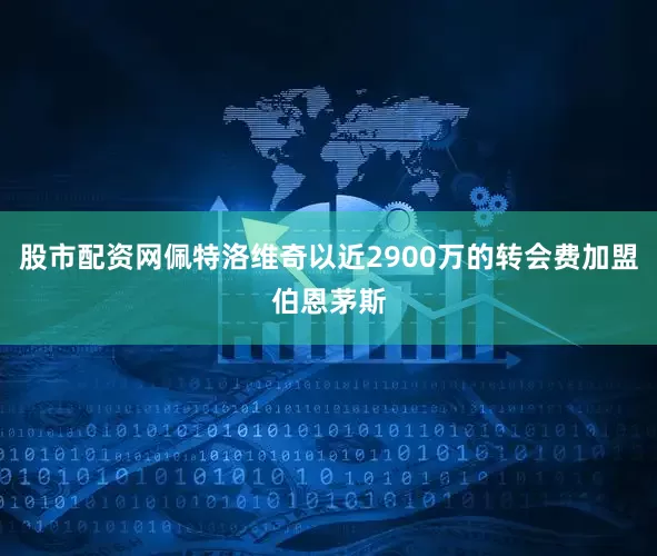 股市配资网佩特洛维奇以近2900万的转会费加盟伯恩茅斯