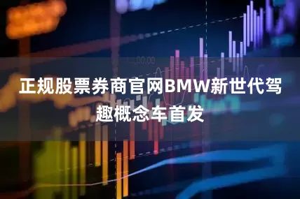 正规股票券商官网BMW新世代驾趣概念车首发