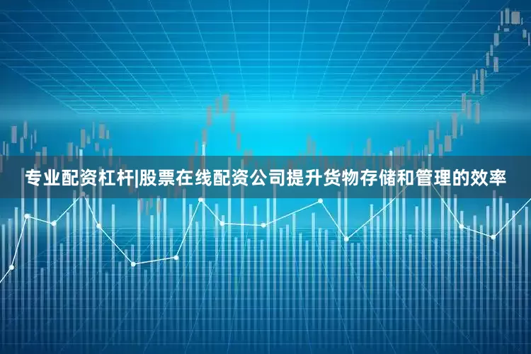 专业配资杠杆|股票在线配资公司提升货物存储和管理的效率